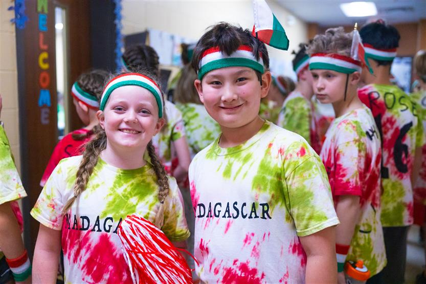 Scales Elementary students in the Fifth Grade Winter Olympics